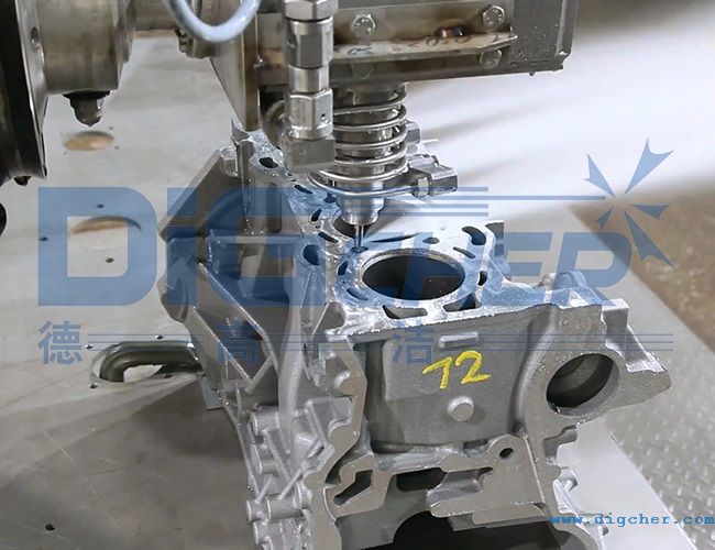 發(fā)動機缸體去毛刺機